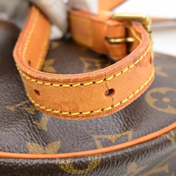 LOUIS VUITTON LV Tambourine Shoulder Bag Monogram Leather Brown M51179 18YE559 - Picture 9 of 15